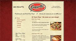 Desktop Screenshot of grappellispizza.com